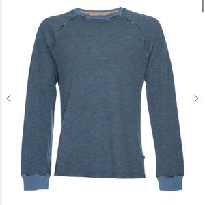 Nifty Genius Jackie Tonal Rainbow Stitched Raglan long sleeve‎ shirt medium EUC